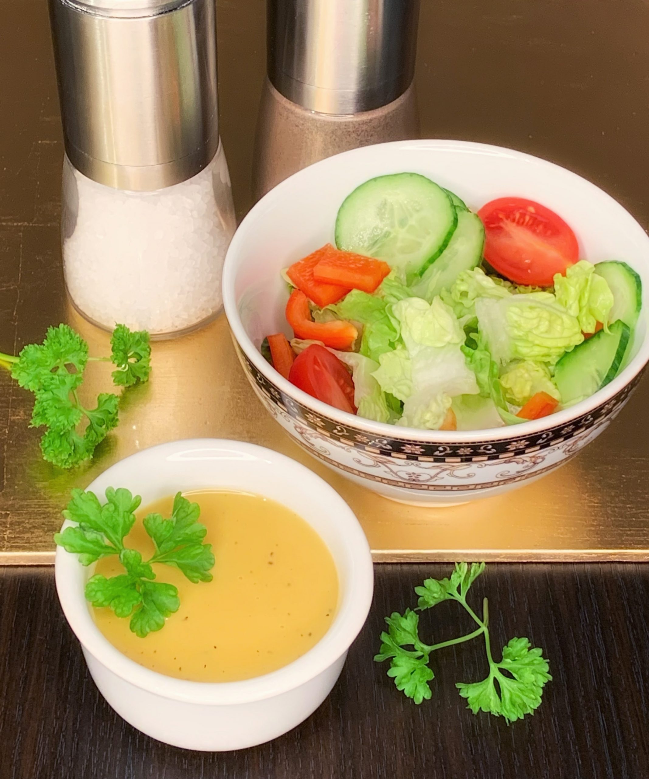 Agavensirup-Senf-Dressing